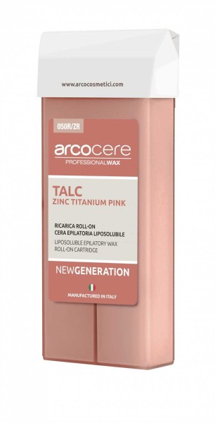 Wachspatrone Rosa Talc-Zinc Titanium Rose Creamy arcocere, 100 ml