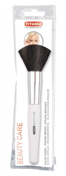 Titania Puder-Pinsel, Make up Pinsel, Naturhaar Kosmetikpinsel, groß, weich