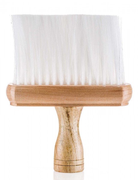 Friseur Nacken-Flachpinsel mit Holzgriff