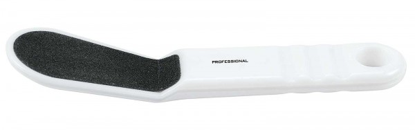 Doppelseitige Fußfeile mit Fersenwinkel, 18 cm