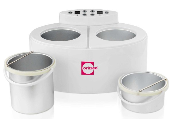 Oritree Dual Digital Wachswärmer von hive, 1 Liter + 0,5 Liter