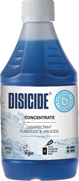 Disicide Concentrate für Instrumente, Rasierer Desinfektion Konzentrat für Gläser/ Wannen, Vegan,