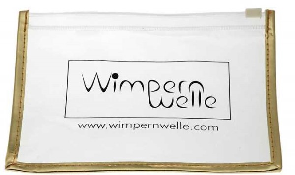 Wimpernwelle Kosmetikbeutel, Zip Cosmetic Bag