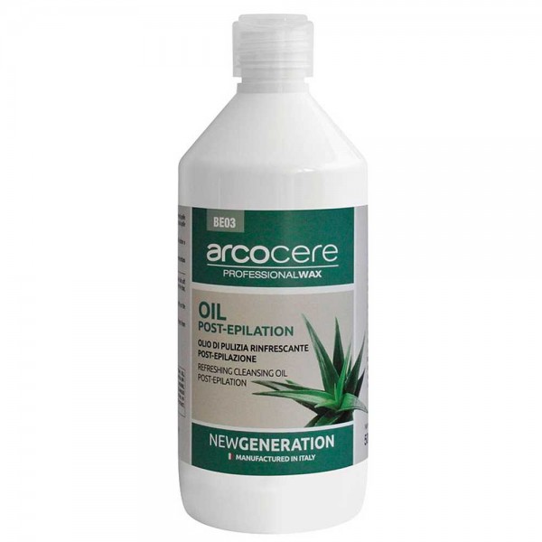 arcocere After-Wax Öl Aloe Vera Minze Menthol, 500ml
