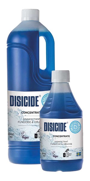 Disicide Concentrate für Instrumente, Rasierer Desinfektion Konzentrat für Gläser/ Wannen, Vegan,