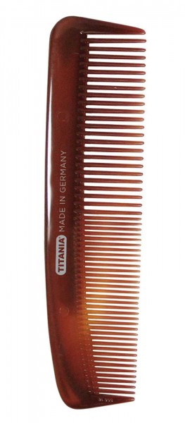 Nasskamm, Frisierkamm, Kamm braun 12.5 cm, für schonendes Haare kämmen, für Damen und Herren-Farbe B