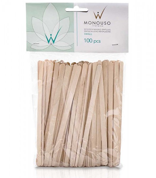 ItalWax 100x Spatel 140 x 5 x 1.3 mm, Gesicht lang