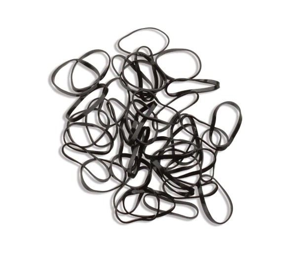 40x Haargummi Ø 1,5 cm dehnbares Gummihaarband,