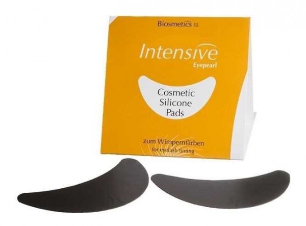 1 Paar Silikone Pads, Biosmetics wiederverwendbar zum Wimpern färben