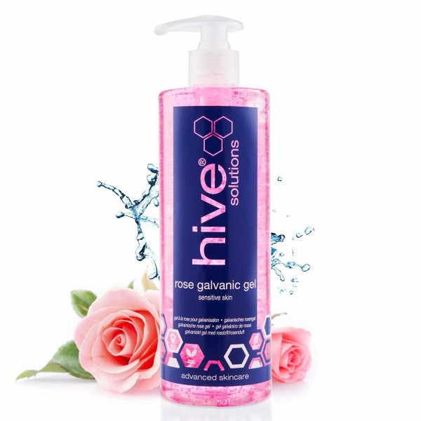 Hive Rose Galvanic Gel, Radiofrequenz, Utraschall, Iontophorese, Kosmetex Kontaktgel, 500 ml