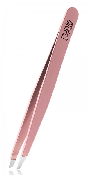 Rubis Pinzette Classic Pink, schräge Spitze Tweezers