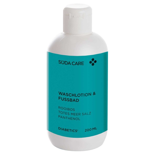 Waschlotion & Fußbad,Für die diabetische Haut, Süda Care, 200 ml