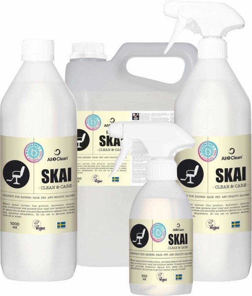 All1Clean SKAI Stuhl Kunstleder Reiniger & Pflege Clean & Care Vegan, Disicide,