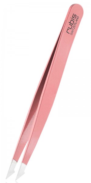 Rubis Pinzette Evolution Pink, Tweezers mit spitzer Spitze und Greiffläche