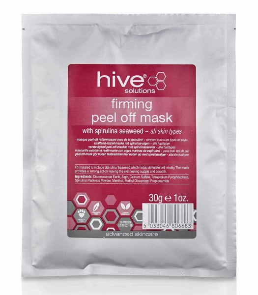 Hive Straffende Maske, Peel-Off Spirulina Gesichtsmaske Solutions, 30g