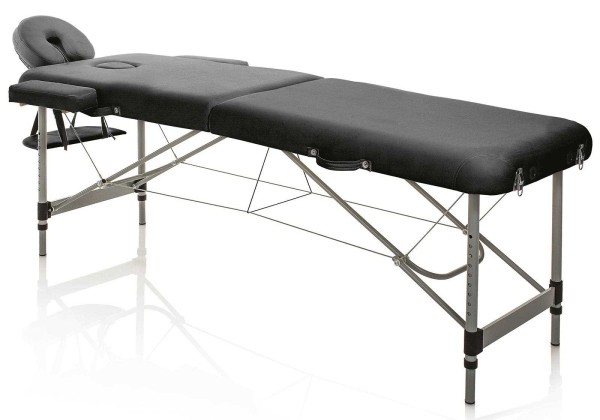 Tragbare Kosmetikliege, Master Aluminium schwarz, Leicht 13kg, klappbare mit Tragetasche